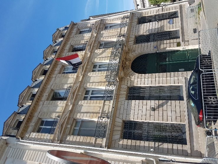 Bureaux d&rsquo;une représentation diplomatique dans un immeuble ancien