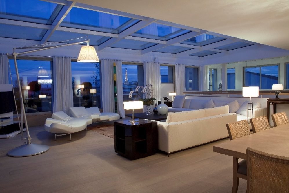 Restructuration d’un appartement et aménagement d’une terrasse sur les toits